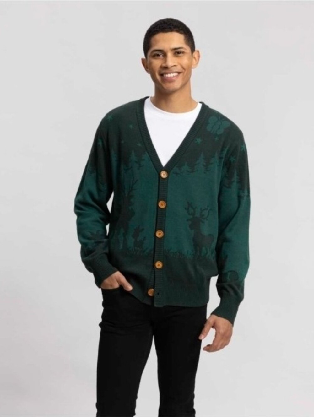 Pokemon Center Forest Friends Knit Cardigan Unisex Adult Large New with Tag Rare